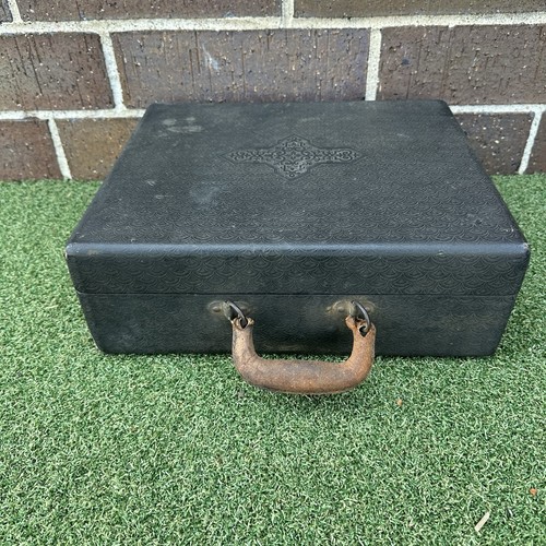 Antique Hand Crank Portaphonic Turntable Record Player Chicago - Picture 7 of 7