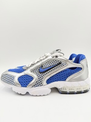Nike Air Zoom Spiridon Cage 2 Size 11.5 Royal Blue Silver |CJ1288-002|