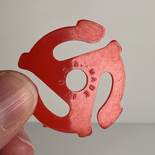 Lot of 4 Vintage 45 RPM Record Adaptor Inserts USA for 7” Vinyl Records - Picture 3 of 5