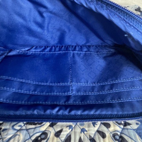 Vera Bradley Go Ahead Convertible Crossbody Blue Star Medallion Purse Quilted - Picture 8 of 13