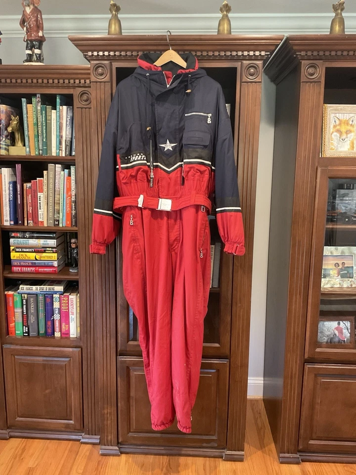 Traje de esquí retro de una pieza BOGNER para hombre talla 42. Funciona solo en diamantes negros. Foto 2 de 4