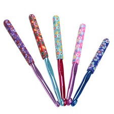 Large Size Warm Crochet Hooks for Crocheter, 6.5mm to 10mm Crochet Kit Croche...