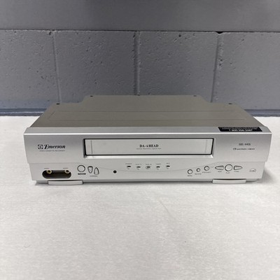 Emerson EWV403 19 Micron DA-4 VHS Player Recorder  VHS No Remote TESTED Works