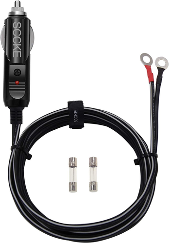 Heavy-Duty 14AWG 20A Male Plug Cigarette Lighter Adapter Power Supply Cord with - Picture 11 of 12