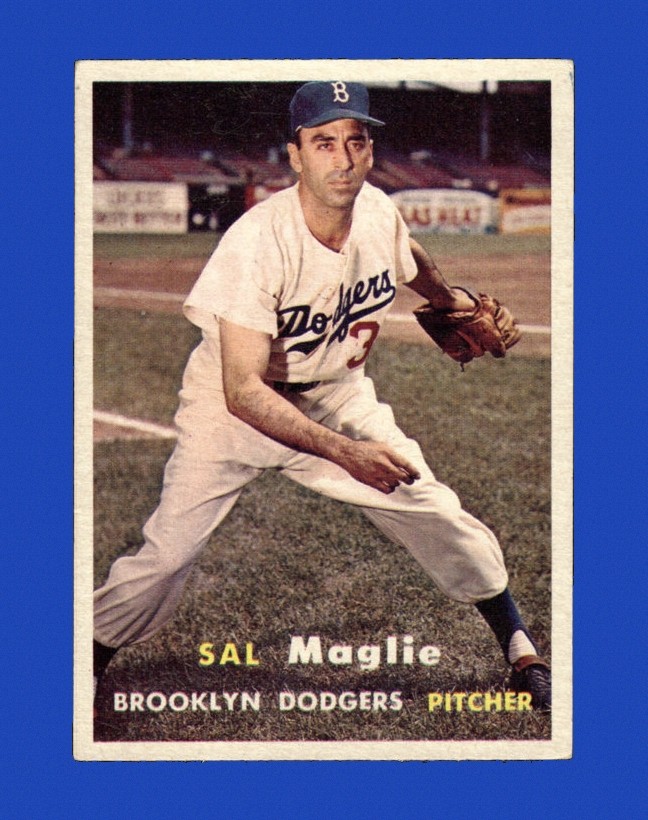 1957 Topps Set-Break #  5 Sal Maglie EX-EXMINT *GMCARDS*