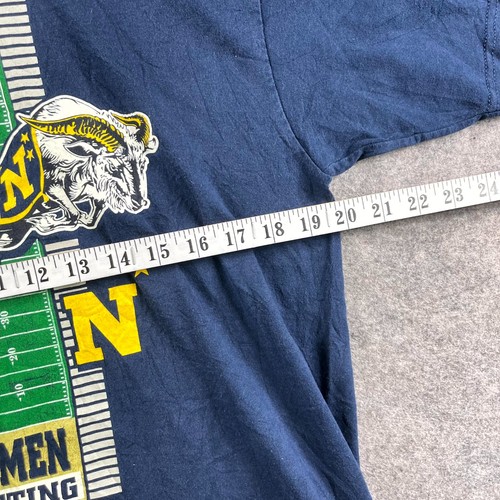 Camiseta Notre Dame Fighting Irish VS Azul Marino Guardiamarinas Adidas Para Hombre Camiseta Azul Mediana - Imagen 4 de 7