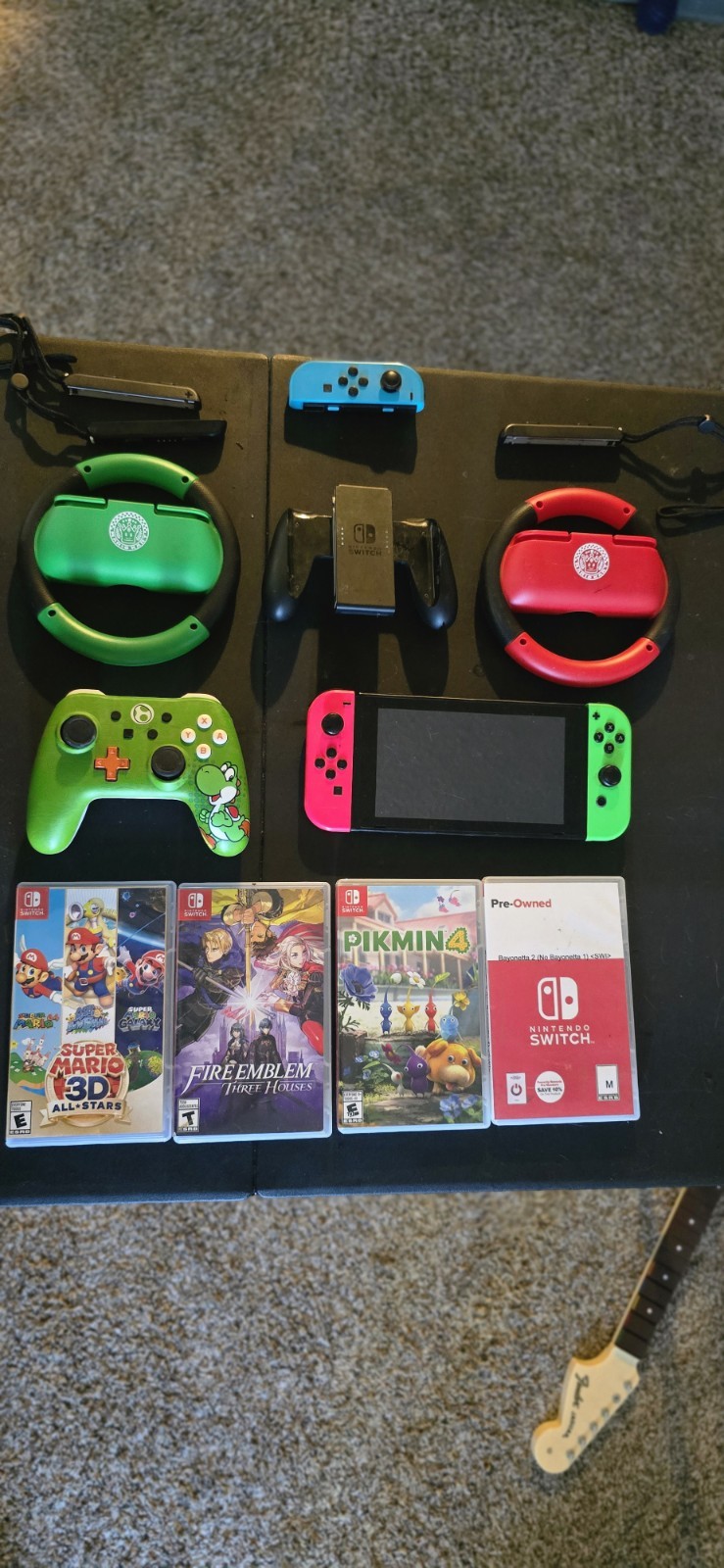 Nintendo Switch Console Bundle With Games And Accessories