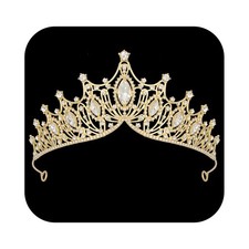 SWEET Gold Crown for Women,Queen Crowns and Tiaras Adult Birthday