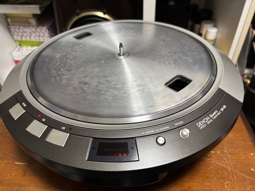 Tocadiscos de cuarzo DENON DP-80 reparado funcionamiento básico confirmado bu...