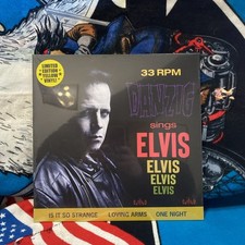 GLENN DANZIG SINGS ELVIS PRESLEY SEALED LP YELLOW COLOR VINYL RECORD METAL PUNK