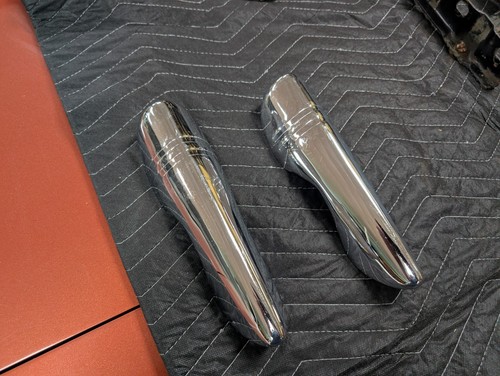 1940 Mercury Bumper Guards Front or Rear Chrome Trim Eight Town Sedan Coupe Conv - Picture 12 of 12