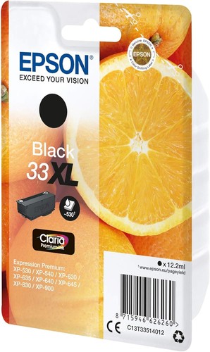 Epson C13T33514022 33XL Original Inkjet Cartridges - Black - Afbeelding 3 van 5