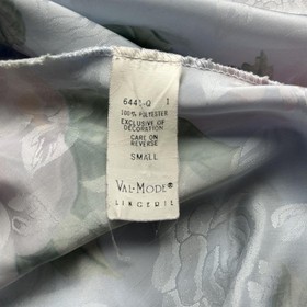 Vintage 90s Val Mode Pastel Floral Fairy Slip Dress Lingerie Nightgown Lace S