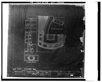 21. Photocopy drawing Original possession Richard F. McCann, F.A.I.A., Seattle,