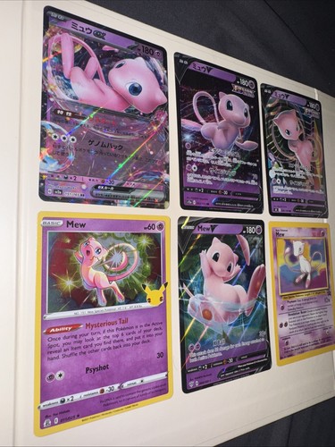 Pokémon TCG Mew Ex, V, Stamped, Promo All Minty Sleeved - Picture 3 of 6
