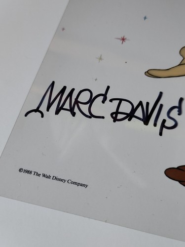 DISNEY MICKEY SORCERER 1988 ANIMATION SERIE SIGNIERT X3 MARC WARD OLLIE - Bild 4 von 10