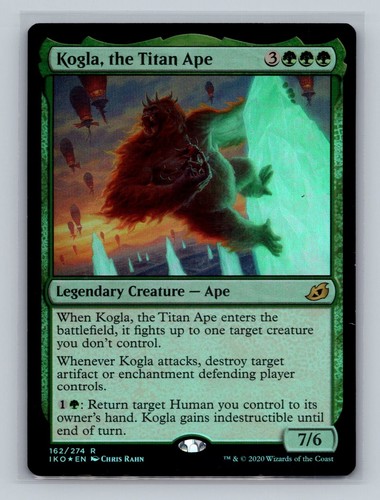 C6699 MTG MAGIC IKORIA: LAIR OF BEHEMOTHS KOGLA, THE TITAN APE #162 FOIL MP RARE