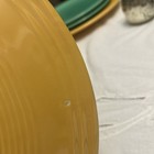 VTG 1940's Yellow Fiesta Ware Round Chop Plate Cake Serving Platter-12"  — photo 5