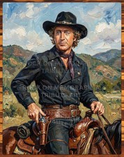 Gene Wilder &ndash; Tribute Art &ndash; Premium Aluminum Metal Sign &ndash; 11 x 14
