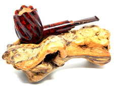 ANDREY KHARITONOV 2026 NEUF CONTRASTE BIRDSEYE "TORDU" SELLE BRANDY ESTATE PIPE