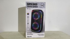 Tzumi Super Bass Jobsite Speaker Bluetooth 5.1 10 Hours of Play Time