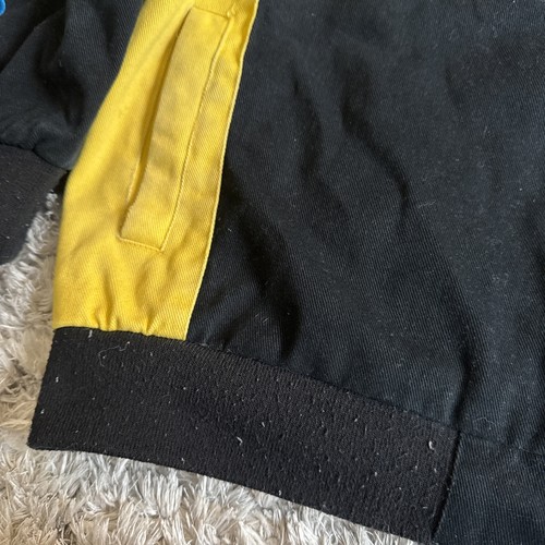 Authentische schwarze Baumwolljacke Nascar Kyle Busch JH Design M&M Druckknopf Größe 2XL - Bild 6 von 12
