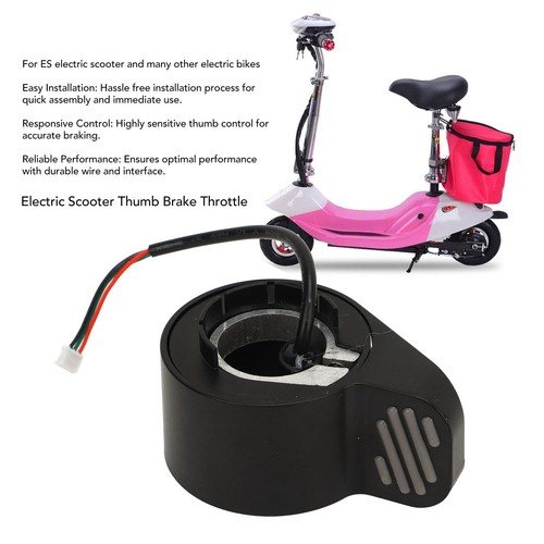 Electric Scooter Thumb Brake Throttle Sensitive Control Comfortable Grip Scooter - Picture 11 of 22
