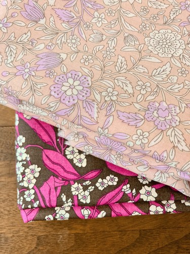 2 Liberty Style Blumen Baumwollstoffe Konvolut - leichte Batist Reste - Bild 4 von 21