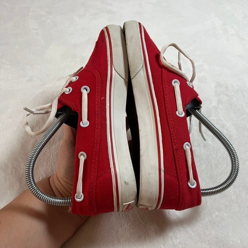 Vans Slip On Low Top Lace Up Boat Shoes Size Men's 6.5/Women's 8 Coastal Yacht - Picture 6 of 11