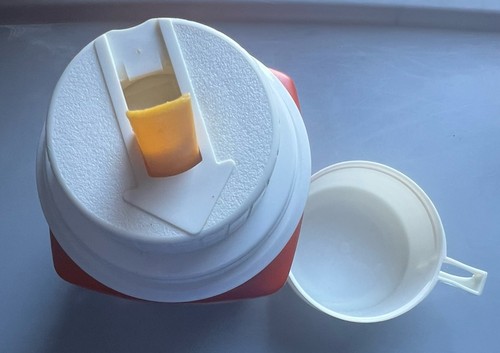 Star Wars 1983 Return of The Jedi Ewok Red Plastic 8oz Thermos w/Drink Thru Lid  - Bild 6 von 8