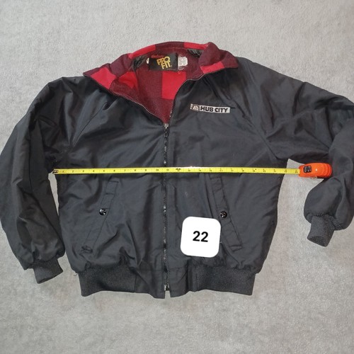 Vintage King Louie Pro Fit Nylon Bomber Jacket Union Made Mens M Hub City USA - Picture 3 of 10