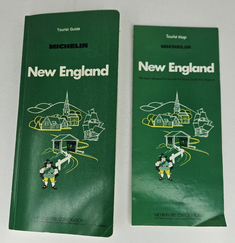 Michelin Green Guide New England Green Tourist Guide and Map by Michelin 1983 - Bild 1 von 5