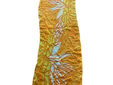 VTG Vera Neumann Orange Tree Flowers Scarf Verasheer Silk Blend Abstract