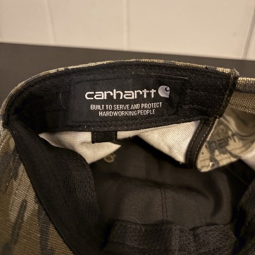 CARHARTT OSFA STRAP MOSSY OAK CAMO CAP HAT 105522 G47 Men's - Picture 4 of 4
