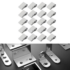 20x Stainless Steel Spring U Clips for DIY Projects Home Improvement Pulling