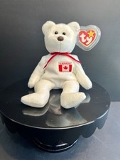 MINT Ty Beanie Baby Maple the Bear Canada with Two Tush Tags