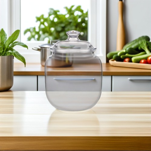  Transparente Küche Aufbewahrung Tank Lebensmittel Behälter Keks Klar Glas - Bild 2 von 12
