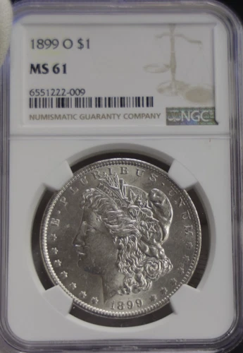 1899 O US Morgan Silver Dollar $1 NGC MS61