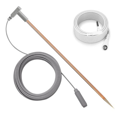 Strong Brass Grounding Rod Snap On Designs for Electrical Outlet Connection - Picture 6 of 7