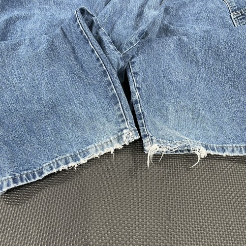 Wrangler Carpenter Jeans 43x29 Distressed Blue Denim 94LSWDV - Picture 12 of 12