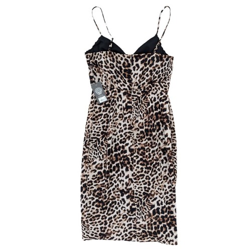 VINCE CAMUTO Animal-Print Cutaway Shift Dress Size 4 NWT - Picture 10 of 13