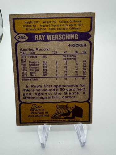 1979 TOPPS FOOTBALL #4- #528 YOU PICK - COMPLETE YOUR SET TODAY - Picture 270 of 496