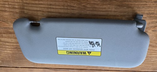 2012 - 2017 Hyundai Accent Sun Visor LEFT Driver Side OEM USED (Clip Broken) - Picture 4 of 5