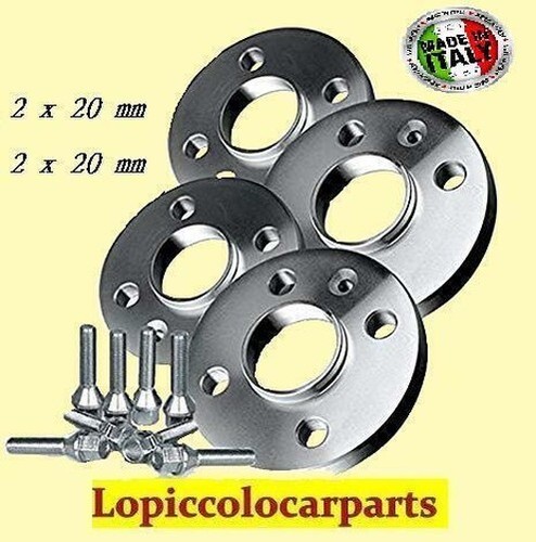 Set 4 Separadores Rueda 4X100 C. 60.1 SP20+20MM+Tornillos Cono Renault Twingo - Imagen 4 de 4