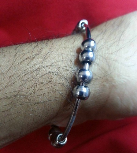 Meditation praying steel beads buddhism hindu muslim sikh singh simarana kara b9 - Picture 2 of 7