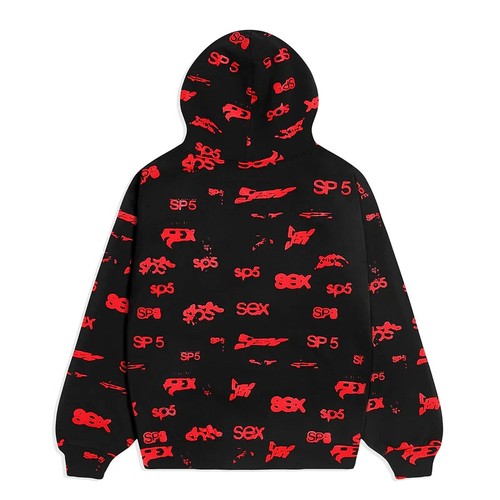 Sp5der Sex AOP Hoodie Black Size SMLXL🔥 New (Free Shipping)📦 🚀 *NEW* ✅LEGIT✅