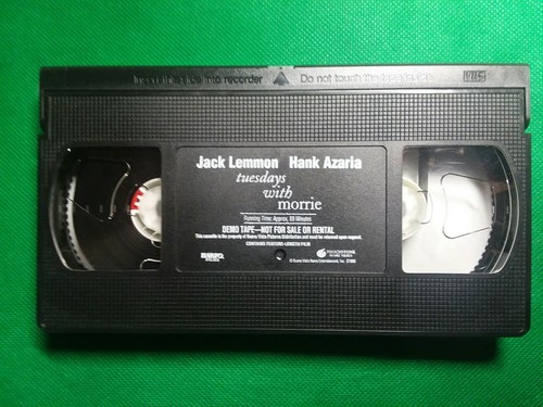 Tuesdays With Morrie Demo VHS Cassette Tape Jack Lemmon Hank Azaria - Picture 3 of 3