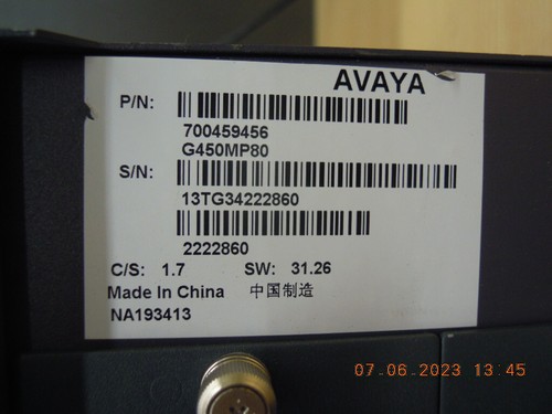 Avaya G450 Media Gateway 700459456 & 2 x MM716, 2 x MM710B, MM710, MM712, MM714B - Picture 12 of 15