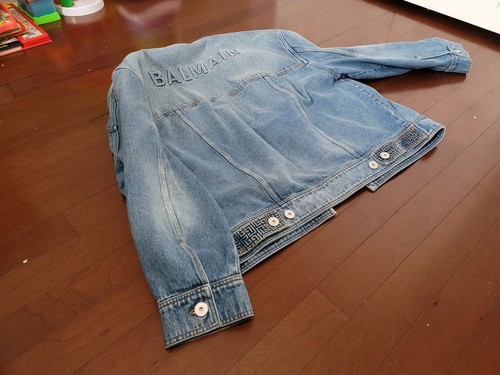 Balmain Monogram Denim Jacket (NWT retail 2,350) - Picture 11 of 12