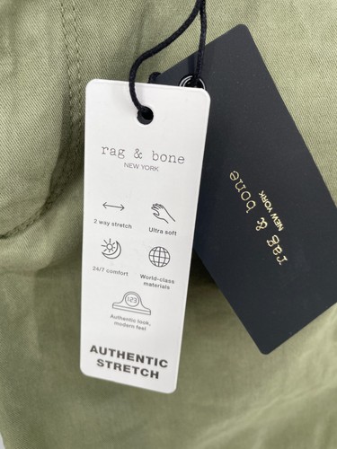 rag & bone Herren Fit 2 Twill Chino Hose 28 Pale Army Slim Fit Stretch Weich Komfort - Bild 5 von 6